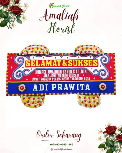 Karangan Bunga Ucapan Selamat di Argasunya